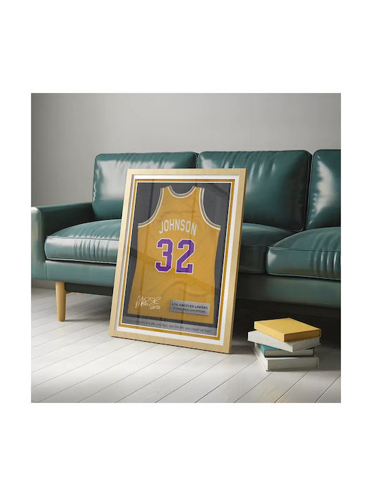 Poster NBA Boston Celtics JB SNK048 40cm X 50cm Premium Black Wooden Frame