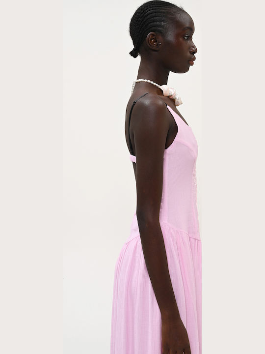 Summer Midi Dress Pink