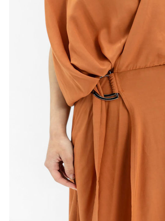 Summer Midi Dress Red