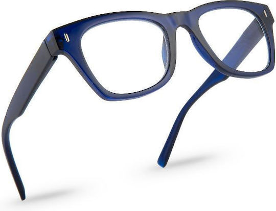 Nordic Vision Ochelari De Citit Pentru Femei +2.50 În Culoare Albastru Deschis