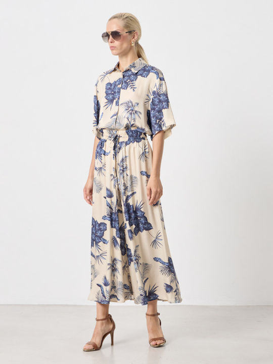 Damen Set mit Blumenhosen