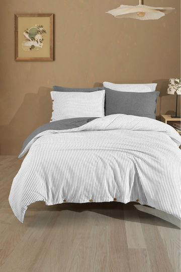 SteweHome Σετ Διπλή 200x220cm Ριγέ