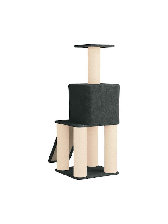 vidaXL Scratching Post Cat Tree Gray 56x95x146 cm