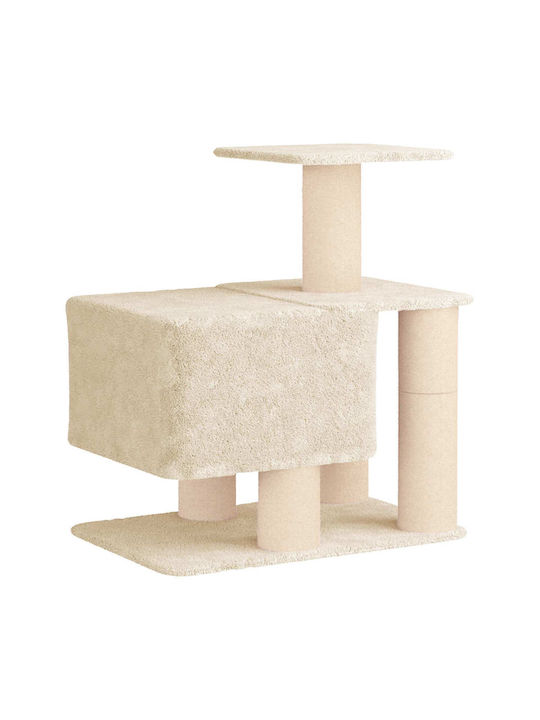 vidaXL Onychodromiu Copac Pentru Pisici Bej 93x74x96 cm