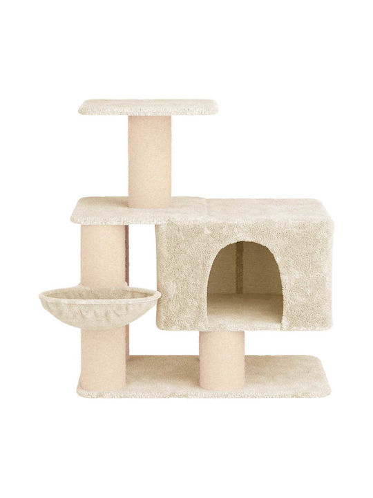 vidaXL Onychodromiu Copac Pentru Pisici Bej 93x74x96 cm