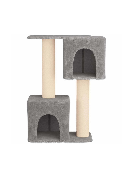 vidaXL Scratching Post Cat Tree Gray 82x43x114 cm