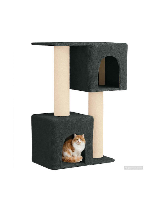 vidaXL Scratching Post Cat Tree Gray 82x43x114cm