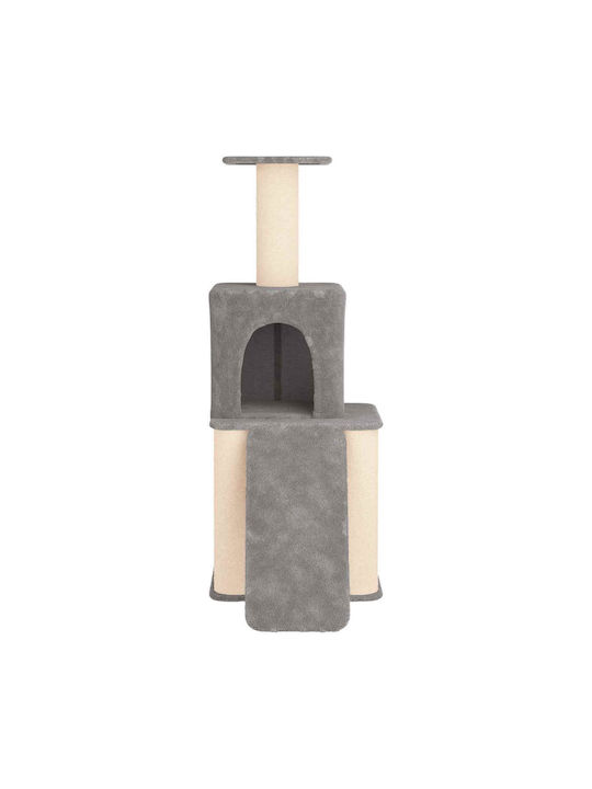 vidaXL Scratching Post Cat Tree Gray 56x95x146cm
