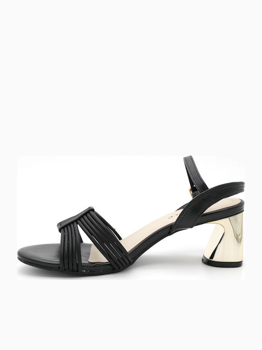Anatomische Damen Sandalen Schwarz