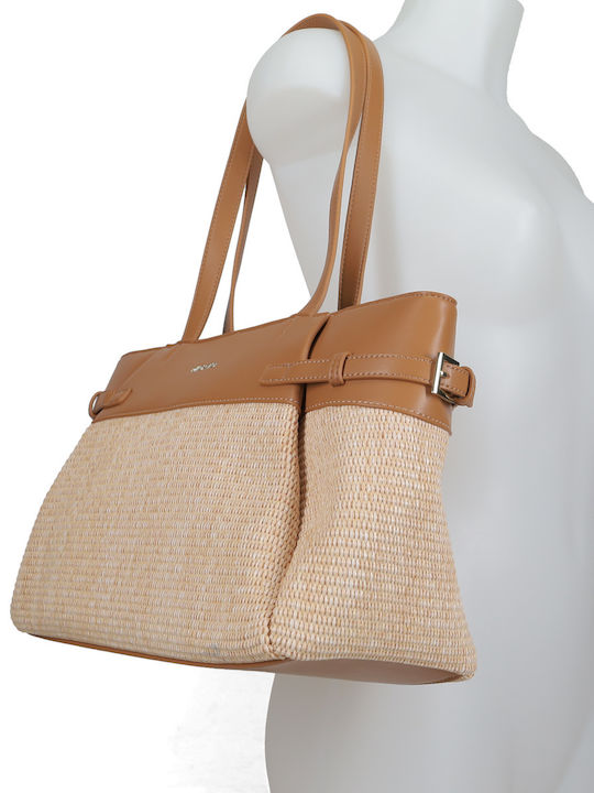 Straw Women's Shoulder Bag Tabac