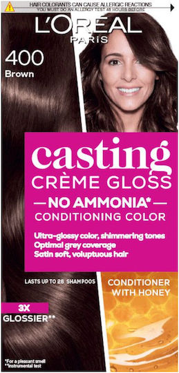 L'Oreal Paris Casting Creme Gloss Color Mask No Ammonia 400 Brown