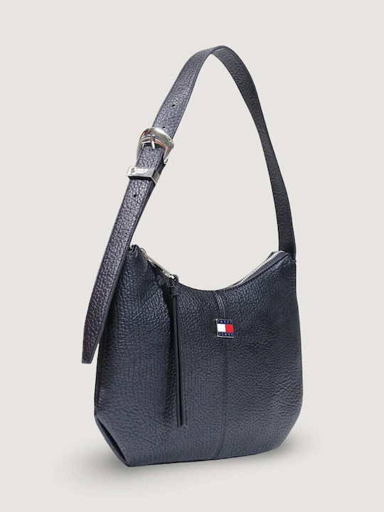 Tommy Damen Schultertasche Schwarz