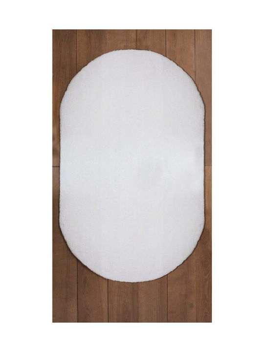 SteweHome Αντιολισθητικό Χαλί Ορθογώνιο Λευκό 100x290cm