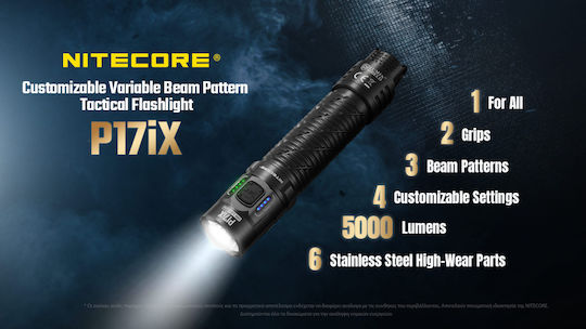 NiteCore Headlamp LED with Maximum Brightness 5000lm