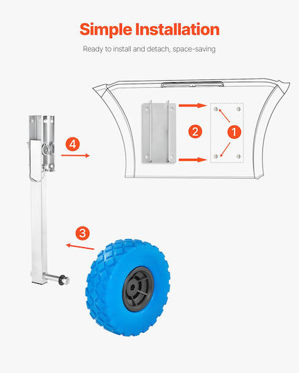 Vevor Plastic Wheel 10mm