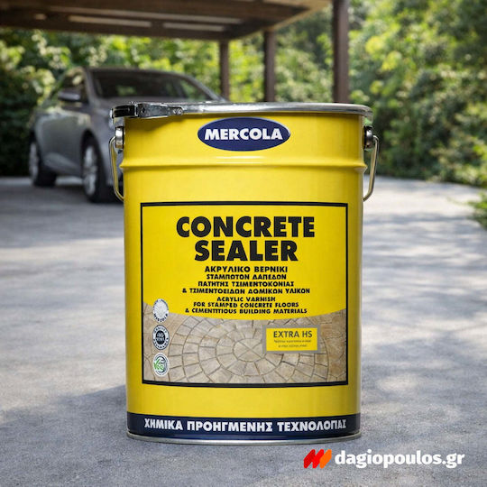 Mercola Concrete Sealer Βερνίκι Εμποτισμού Διαλύτου Άχρωμο 1lt