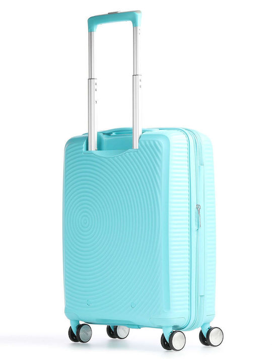 American Tourister Soundbox Cabin Travel Suitcase Mint Height 55cm