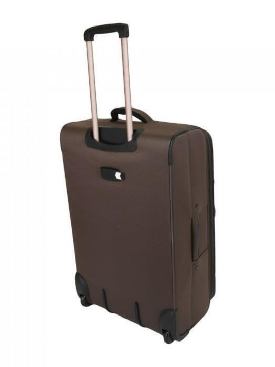 Diplomat Mittlerer Reisetrolley Braun Höhe 63cm