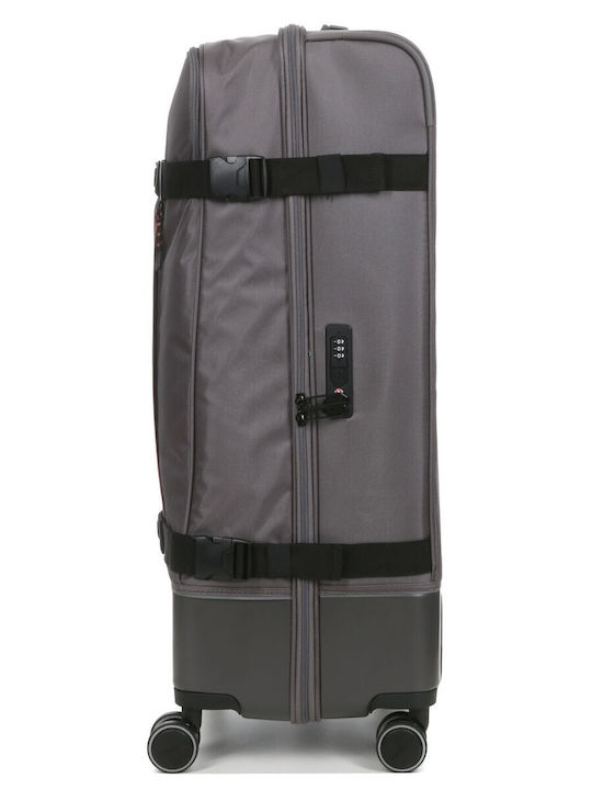 American Tourister Urban Track Large Travel Suitcase Gray Height 79cm