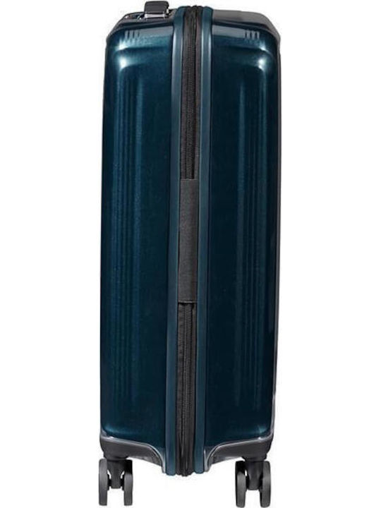 Samsonite Spinner Cabin Hard Suitcase Dark Blue Height 55cm
