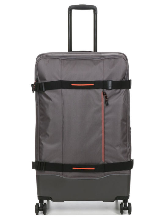 American Tourister Urban Track Large Travel Suitcase Gray Height 79cm