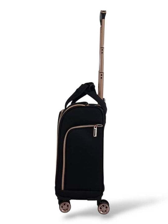 Diplomat Monaco Cabin Travel Suitcase Black Height 45cm