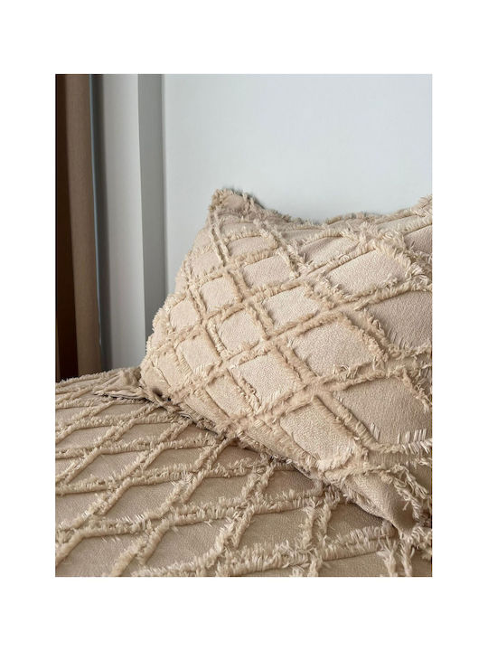 SteweHome Σετ Πάπλωμα Υπέρδιπλο 240x250εκ. Καφέ