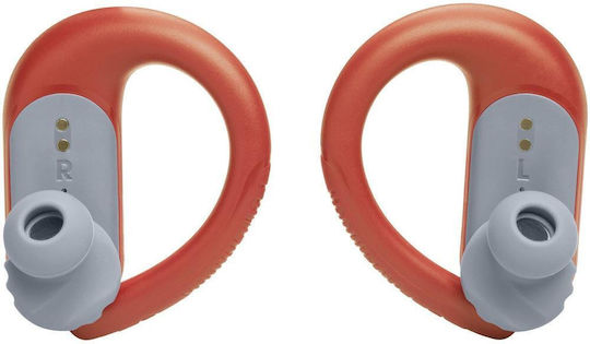 JBL Endurance Peak 3 In-ear Bluetooth Handsfree Căști cu Rezistență la Transpirație și Husă de Încărcare Portocalie