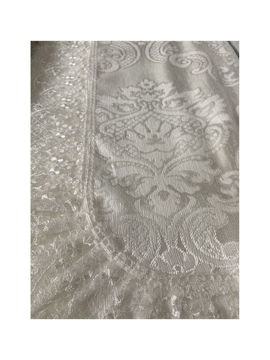 SteweHome Pătură Supraînălțată 250x250 cm Ecru