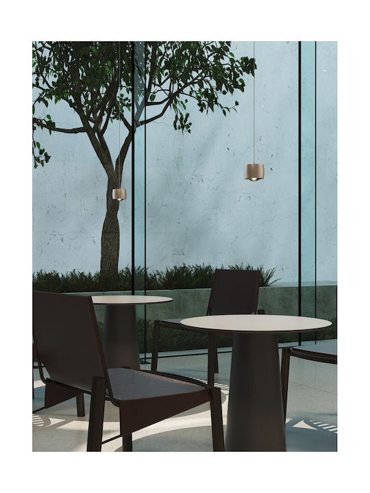 VK Lighting Einzelne LED-Decken- und Wandleuchte in Goldfarbe