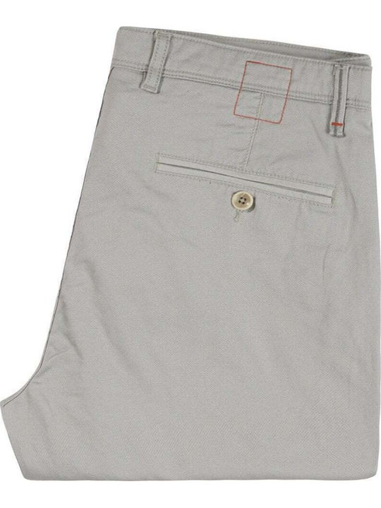 Elastic Grey Chino Trousers