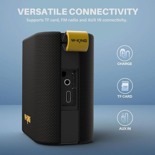 W-King D2 Водоустойчива Bluetooth Колонка 7W Черна