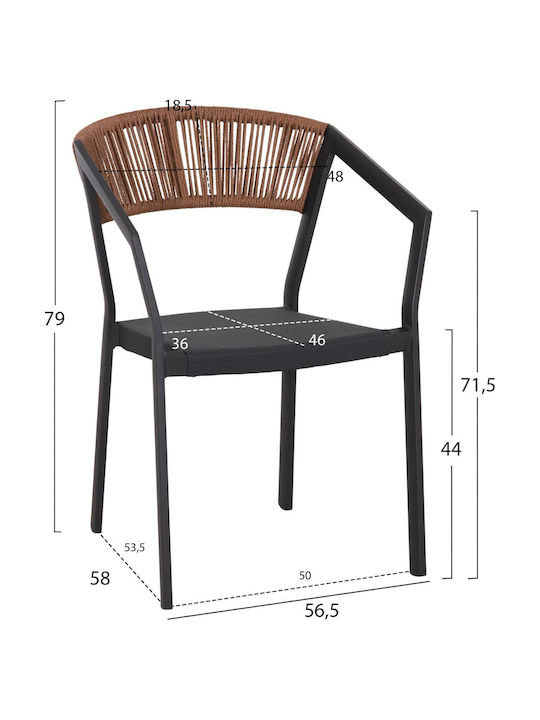 Garten- und Outdoor-Möbelsets 5 Stück Gray