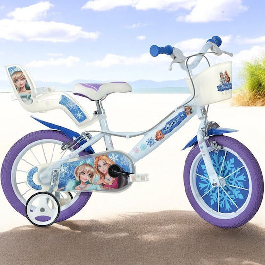 Dino Bikes Queen 14" Παιδικό Ποδήλατo BMX Πολύχρωμο