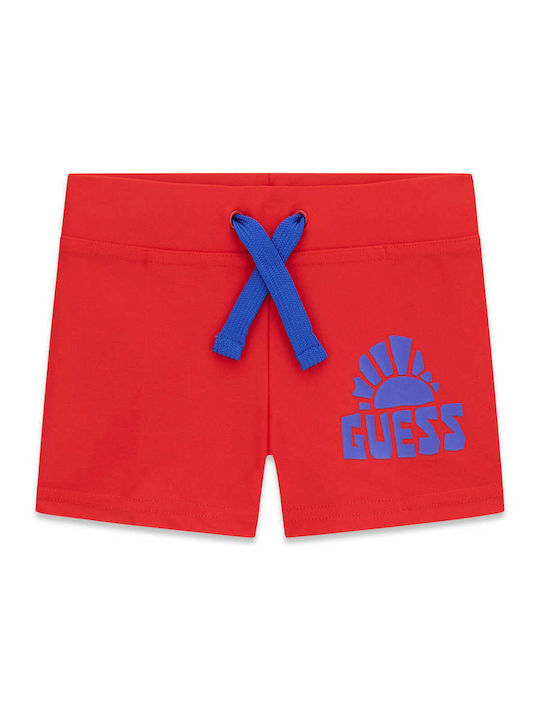 Guess Kids Swimwear Swim Shorts Red Guess Kids Swimwear Swim Shorts Red