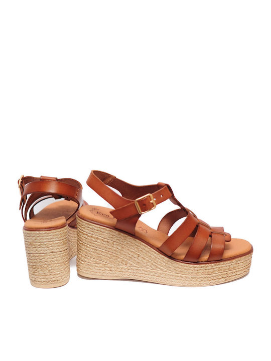 Summer Women's Platforms Tabac Brown