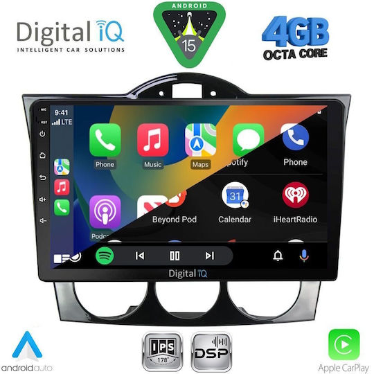 Digital IQ Ηχοσύστημα Αυτοκινήτου για Mazda RX-8 2001-2008 (Bluetooth/USB/WiFi/GPS/Apple-Carplay/Android-Auto) με Οθόνη Αφής 9"