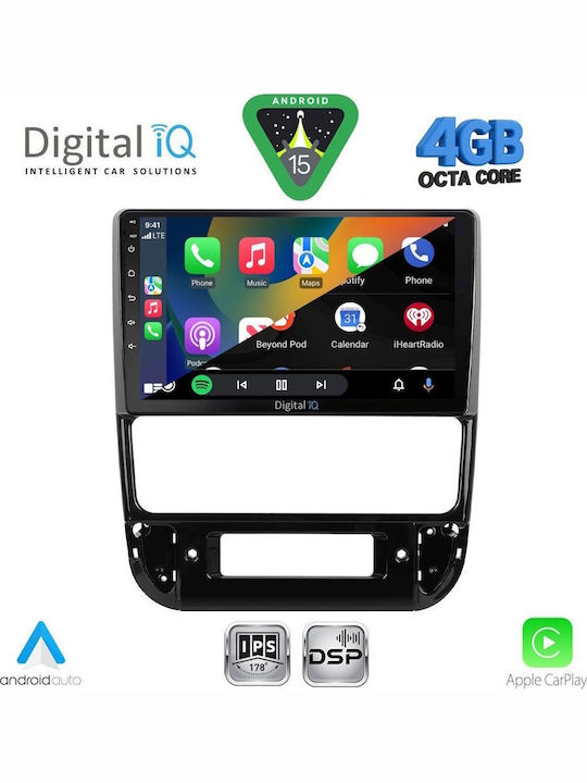 Digital IQ Car Audio System for Peugeot 406 1998-2004 (Bluetooth/USB/WiFi/GPS/Apple CarPlay/Android Auto) with 9" Touch Screen