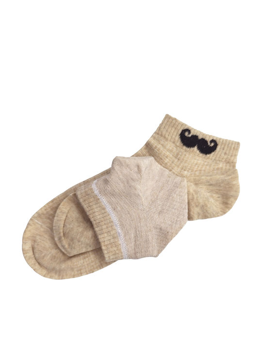 Gift-Me Men's Beige Socks