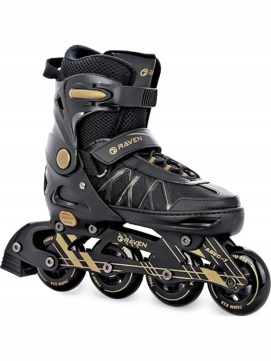 Raven Expert Inline Αυξομειούμενα Rollers Χρυσά Ενηλίκων