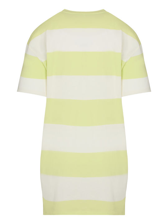 Hunkemöller Sommerliches Damen-Nachthemd Grün Stripe