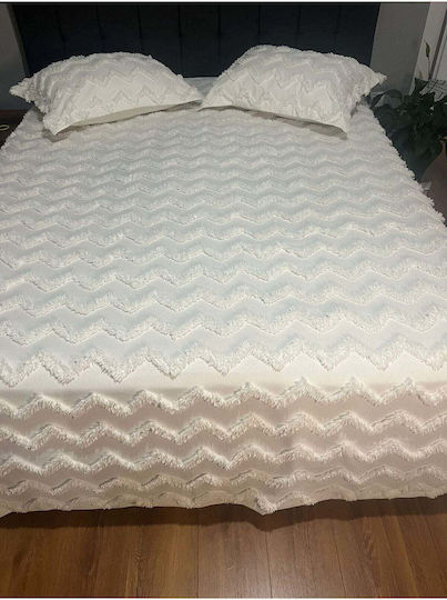 SteweHome Σετ King Size 4τμχ 260x260εκ. Λευκό