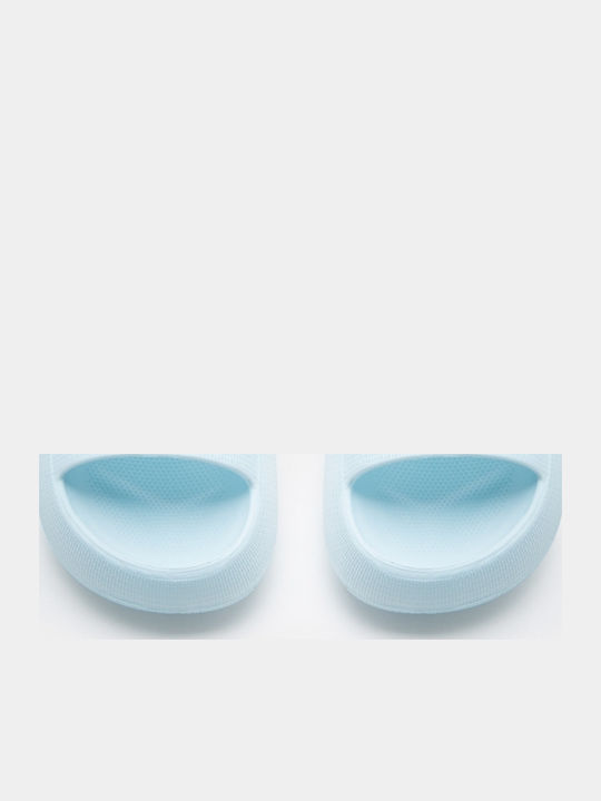 Flip Flops With Platforms In Light Blue Colour