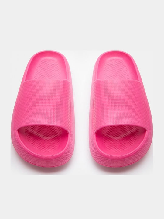 Damen Zehentrenner Mit Plattformen In Fuchsie Farbe