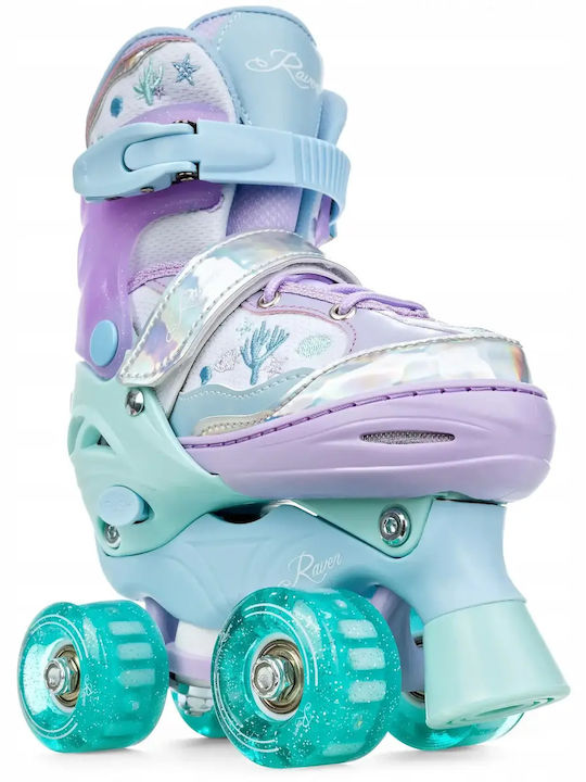 Raven Isla Inline Αυξομειούμενα Rollers Μωβ Παιδικά