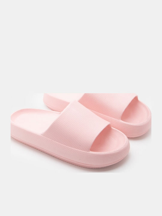Damen Zehentrenner Mit Plattformen In Rosa Farbe