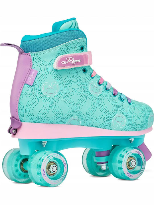 Raven Felice Inline Adjustable Turquoise Kids Rollers
