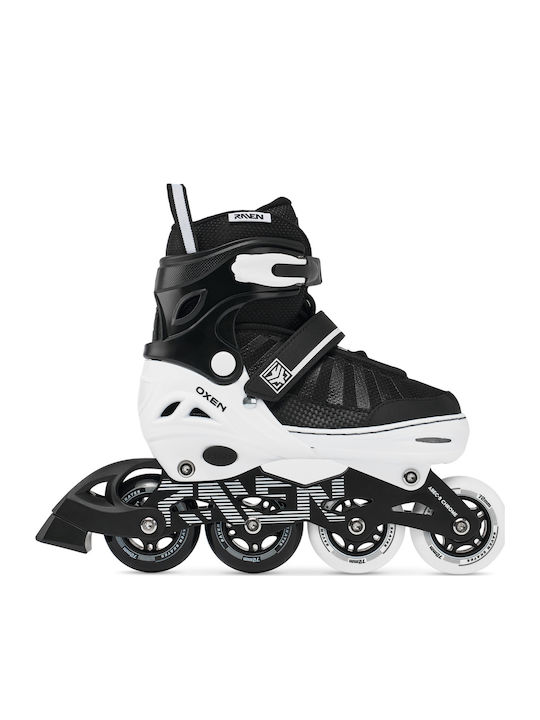 Raven Oxen Inline Adjustable Black Kids Rollers