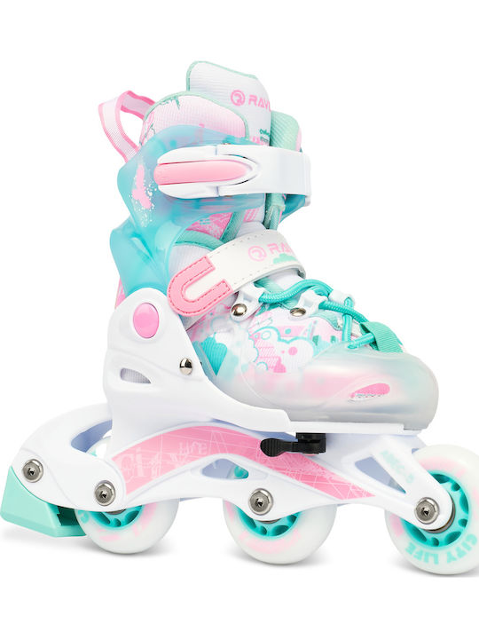 Raven Princess Quad Αυξομειούμενα Rollers Τιρκουάζ Παιδικά