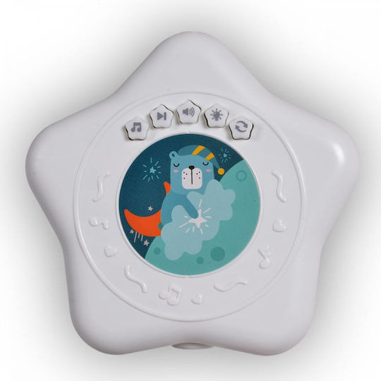 Huanger Hanging Cot Toy with Music Rotation and Projector for Newborns